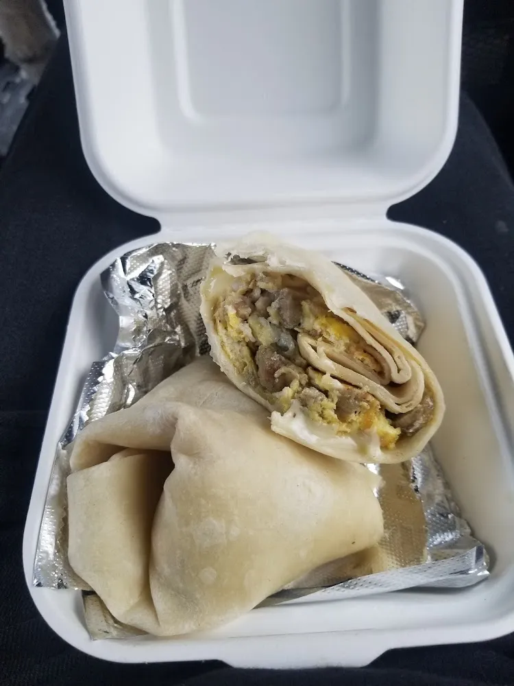 Egg Cheese and Sausage Wrap